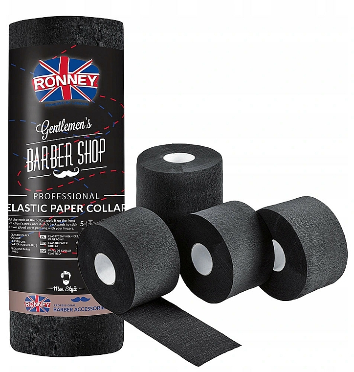 Ronney Professional Set gulere frizerie unica folosinta negre