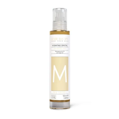 Maxy Look Hydrating Crystal Fluid 100 ml - Serum Hidratant cu Macadamia si Argan