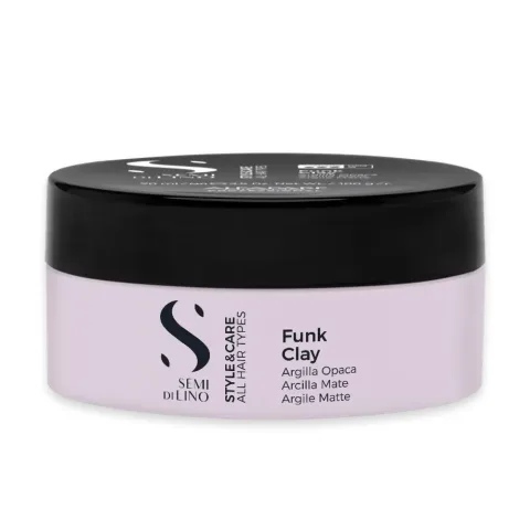 Pasta modelatoare mata Alfaparf Milano Semi di Lino Style&Care Funk Clay 90ml