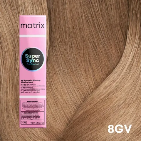 Vopsea de par fara amoniac Matrix Super Sync 90ml 8GV