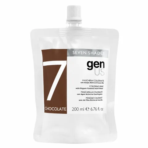 GenUs Seven Shades Chocolate – Masca nuantatoare pentru par cu pigmenti directi