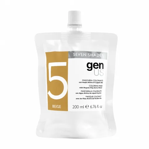 GenUs Seven Shades Beige – Masca nuantatoare pentru par cu pigmenti directi