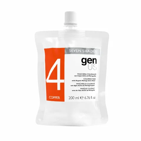 GenUs Seven Shades Copper – Masca nuantatoare pentru par cu pigmenti directi