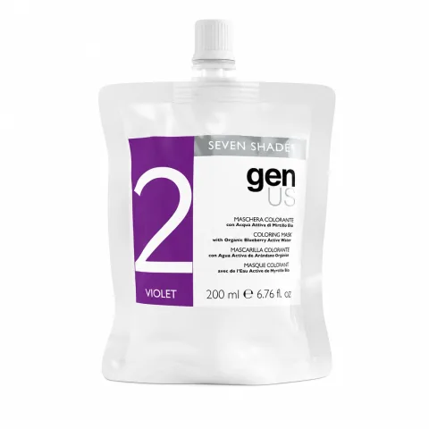 GenUs Seven Shades Violet – Masca nuantatoare pentru par cu pigmenti directi