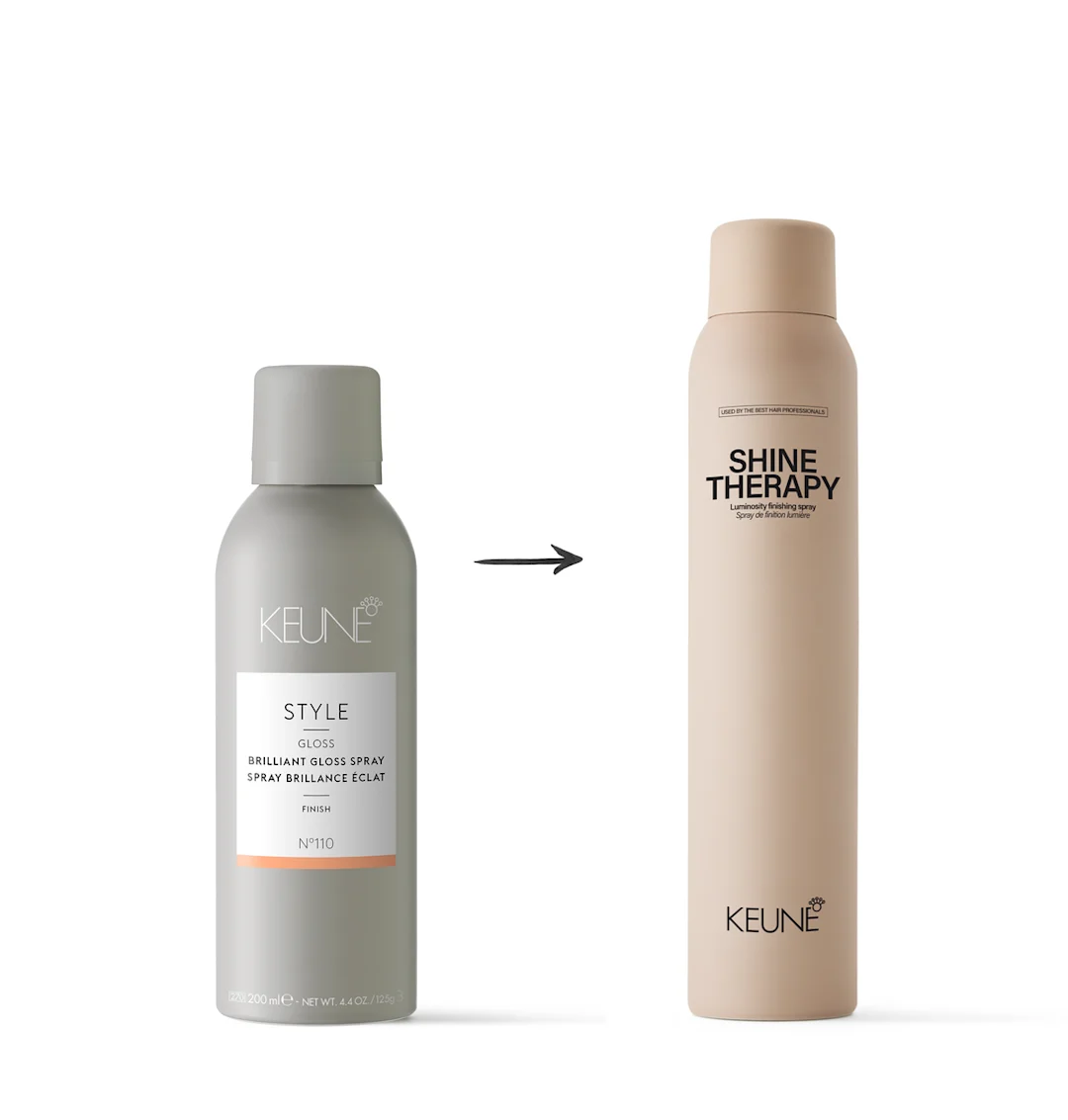 Luciu de par Keune Style Brilliant Gloss Spray 200ml - New Shine Therapy