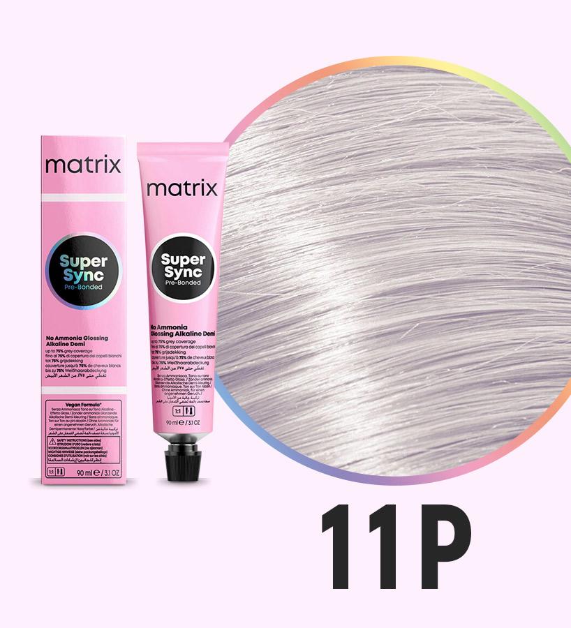 Vopsea de par fara amoniac 11.9 Matrix Professional Super Sync 90ml 11P