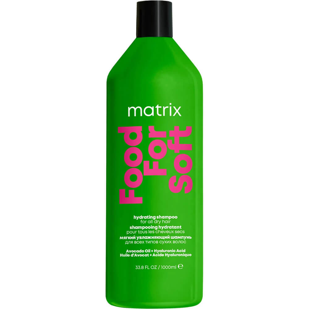 Sampon Matrix Food For Soft 1000ml cu ulei de avocado si acid hialuronic par uscat