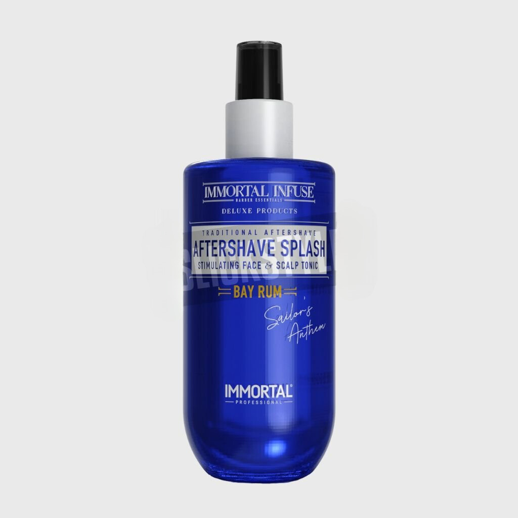 Immortal Infuse Aftershave Splash Bay Rum Face & Scalp Tonic Sailor's Anthem - aftershave si tonic capilar 250ml
