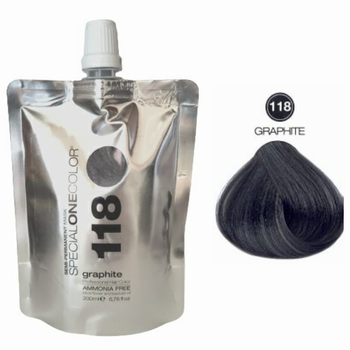 Masca de par nuantatoare fara amoniac Special One Color 118 Graphite 200ml