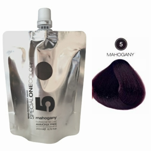 Masca de par nuantatoare fara amoniac Special One Color 5 Mahogany 200ml