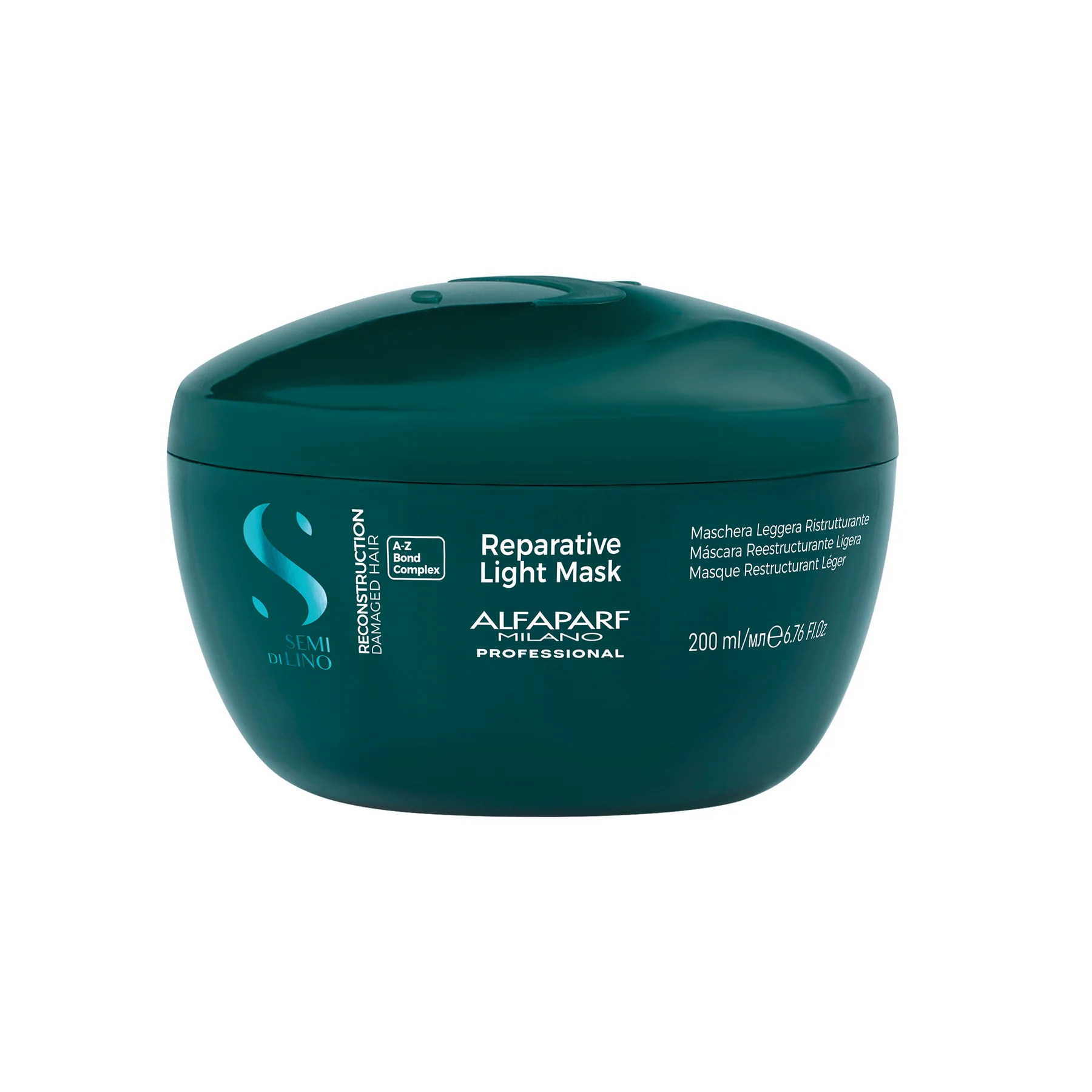Alfaparf Milano Semi di Lino Reconstruction Reparative Light Mask 200ml – Masca Reparatoare pentru Par Fin si Deteriorat