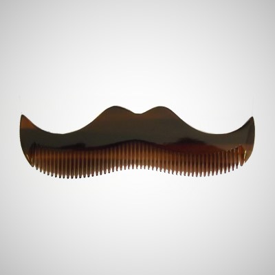 MORGAN'S AMBER MOUSTACHE COMB