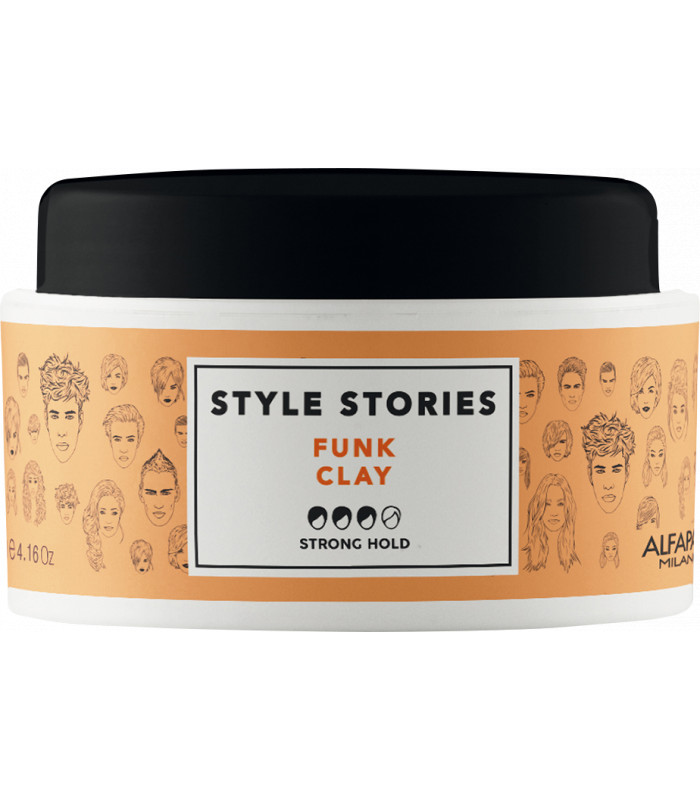 Pasta modelatoare mata cu fixare puternica Alfaparf Milano Style Stories funk clay 100ml