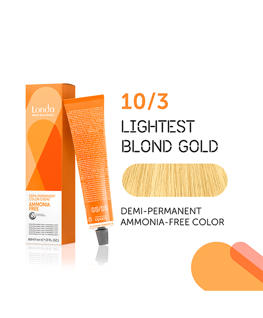 Vopsea demi-permanenta 60ml Londa Professional 10/3