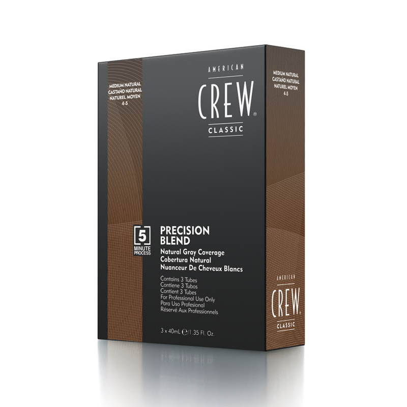 AMERICAN CREW PRECISION BLEND MEDIUM NATURAL 3X40ml