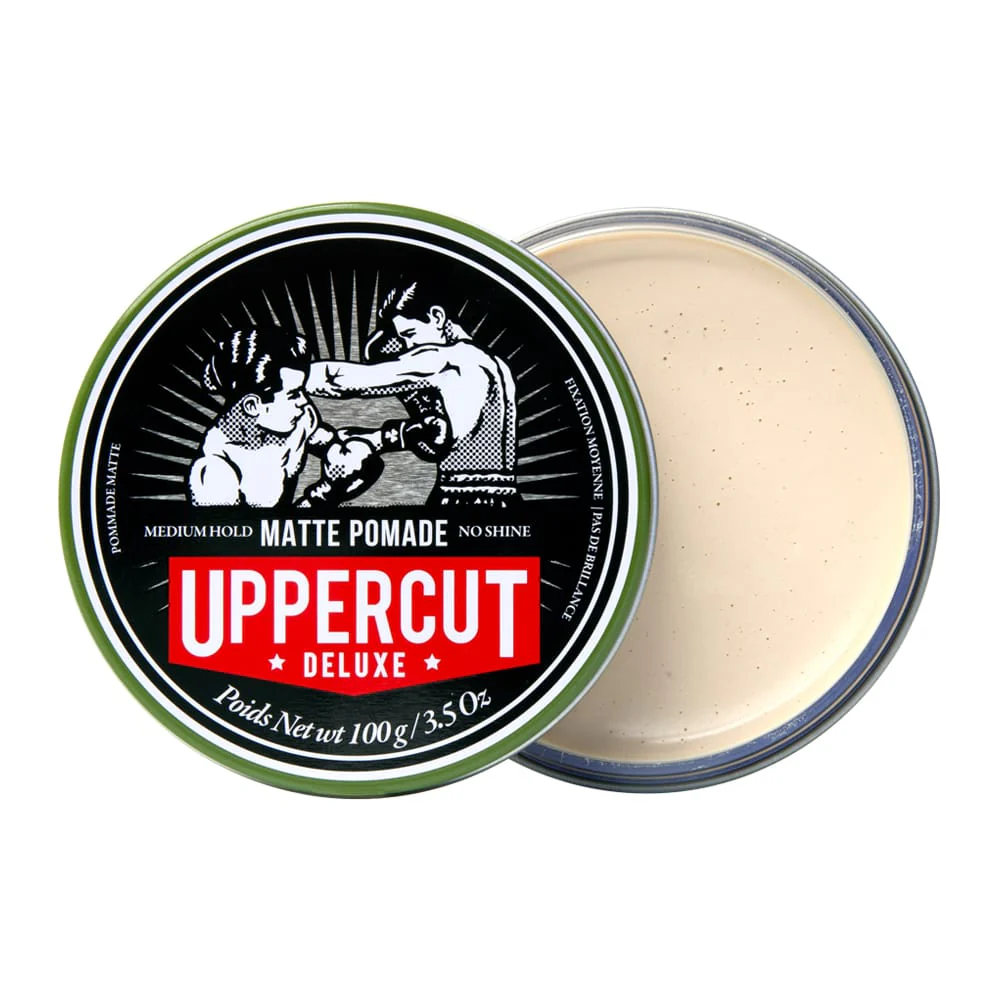 Ceara de par cu aspect mat Uppercut Deluxe Matte Pomade 100g