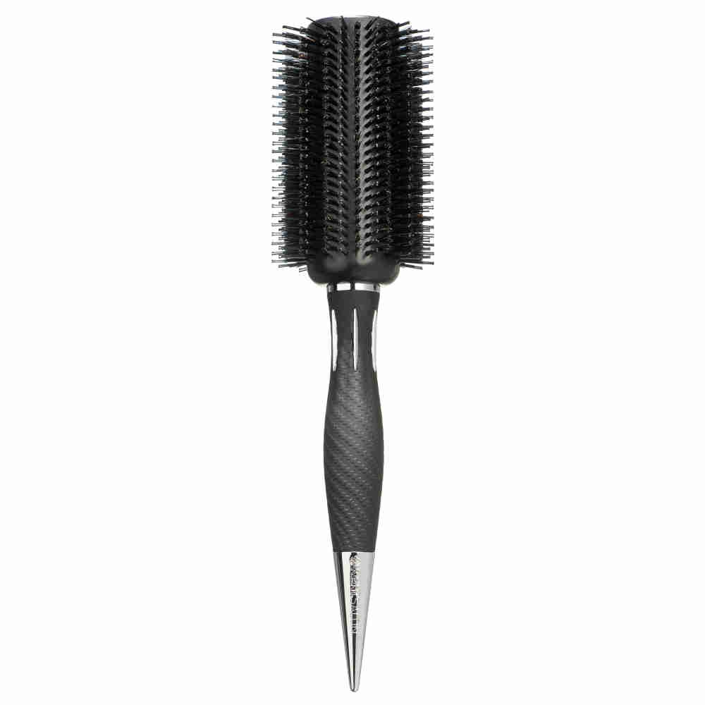 Perie rotunda din par de mistret si nylon 70mm Kent Salon XL