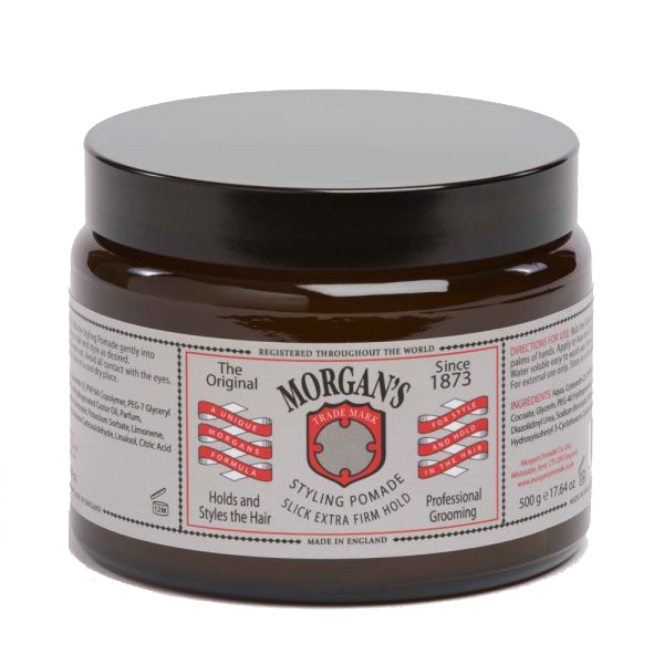 Pomada lucioasa pe baza de apa cu fixare foarte puternica Morgan's Pomade Extra Firm Hold 500ml