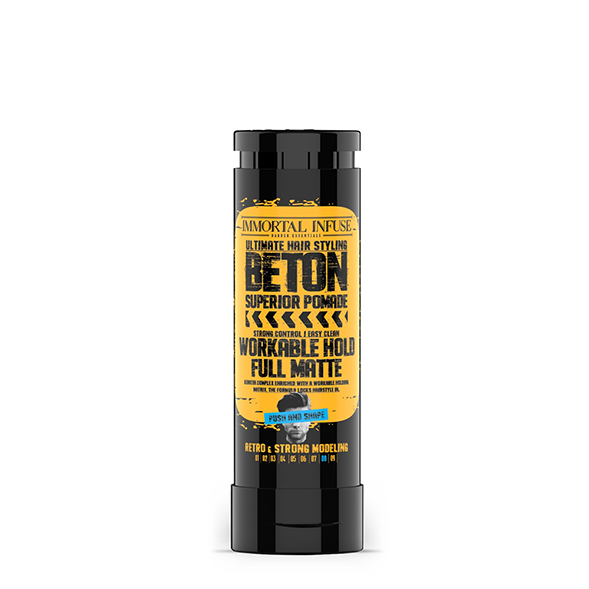 Pomada cu aspect mat si fixare foarte puternica Immortal Beton Pomade 100ml