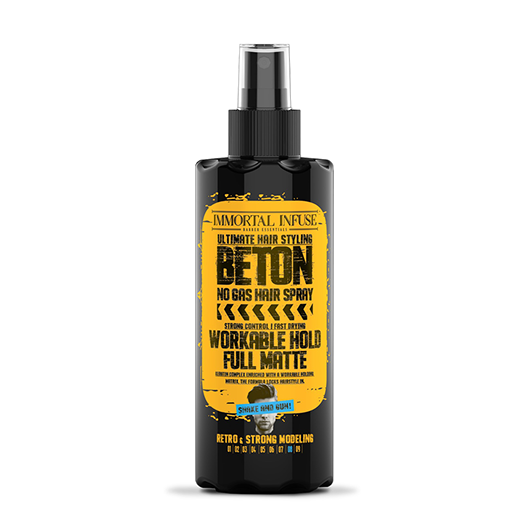 Ceara lichida cu aspect mat si fixare foarte puternica Immortal Beton Full Matte Spray Wax 200ml