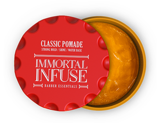 Pomada lucioasa cu fixare foarte puternica Immortal Infuse Classic Pomade Super Hold 150ml