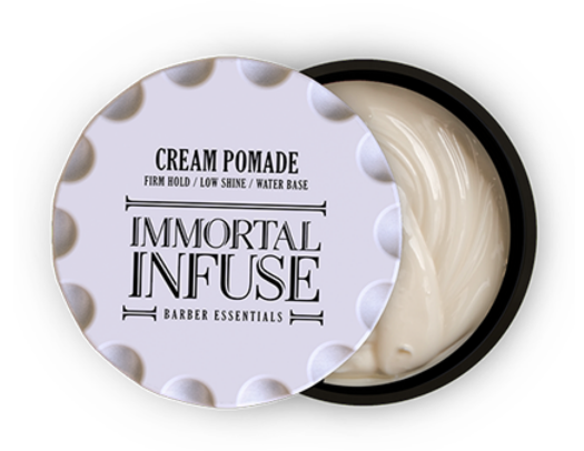 Pomada lucioasa cu fixare medie Immortal Infuse Cream Pomade 150ml