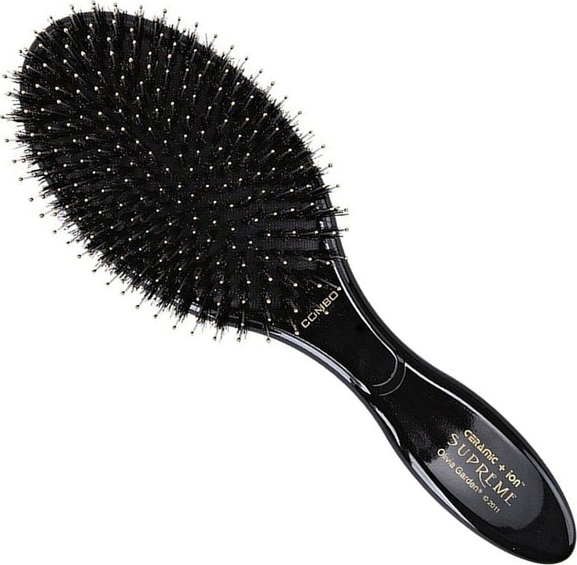 Perie pentru descalcit Olivia Garden Supreme Black