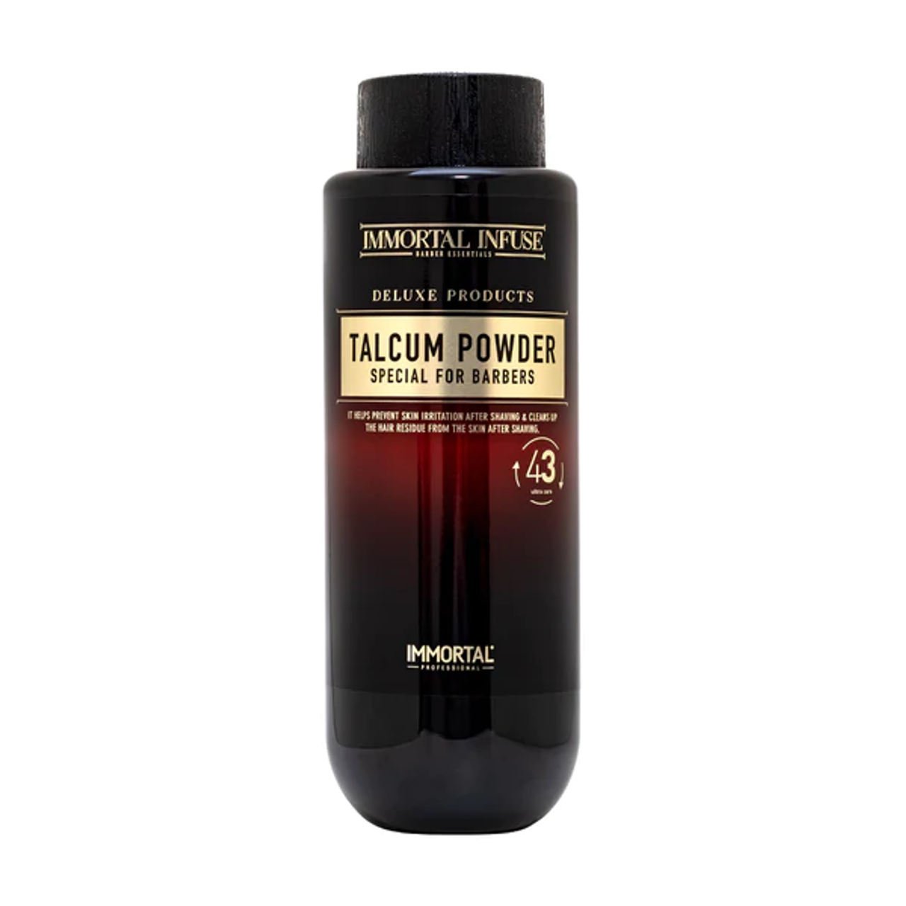Immortal Infuse deluxe - pudra talc parfumata frizerie 180gr
