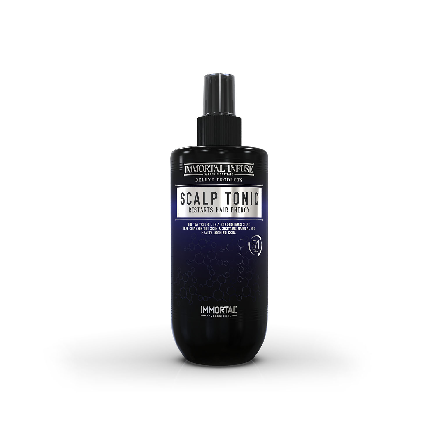 Immortal Infuse Deluxe Barber Scalp Tonic - tonic capilar mentolat 250 ml