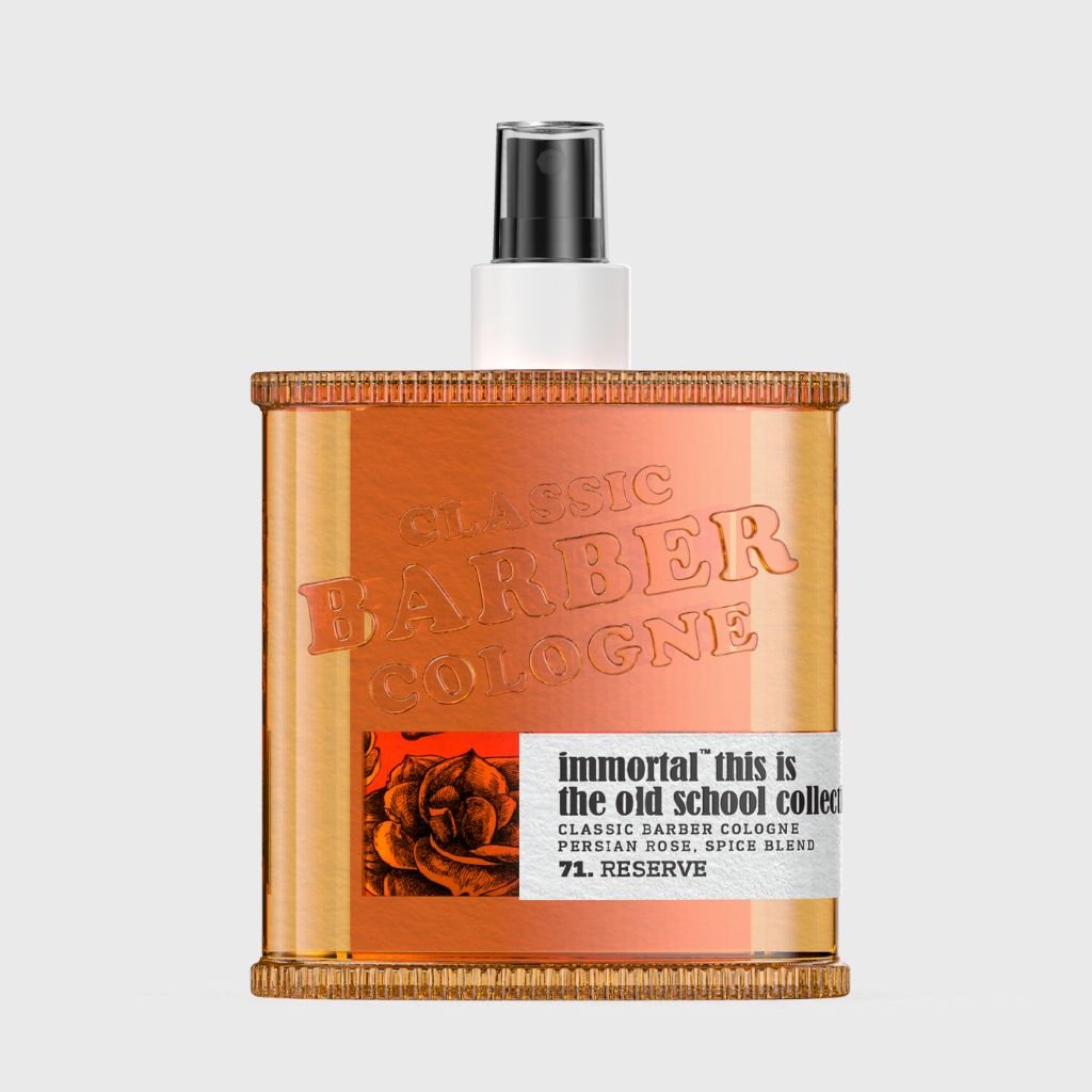 Immortal Reserve 71 Old School Cologne Barber - apa de colonie, aftershave - 150 ml