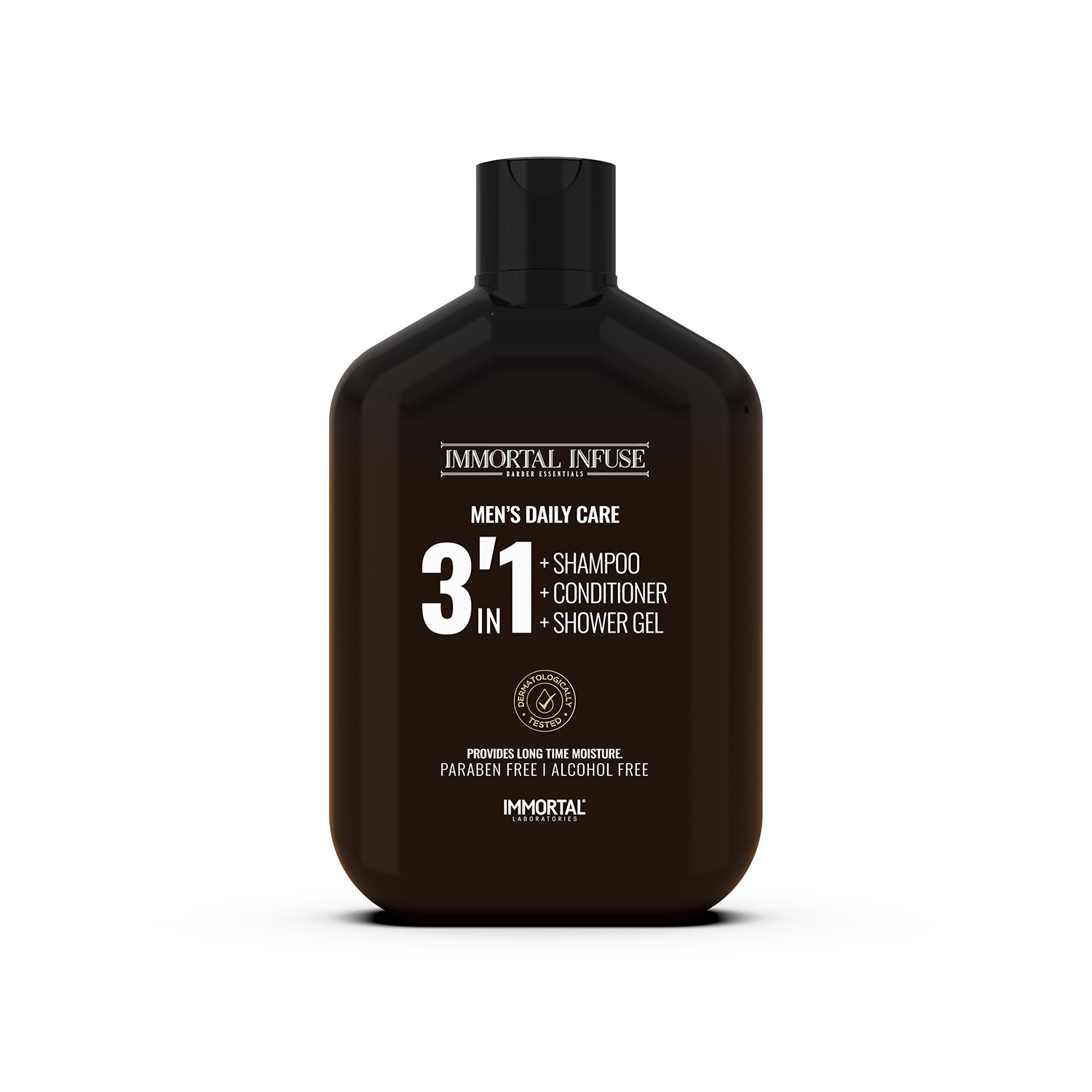 Immortal Infuse 3 in 1 Shampoo - sampon, balsam si gel de dus 500 ml
