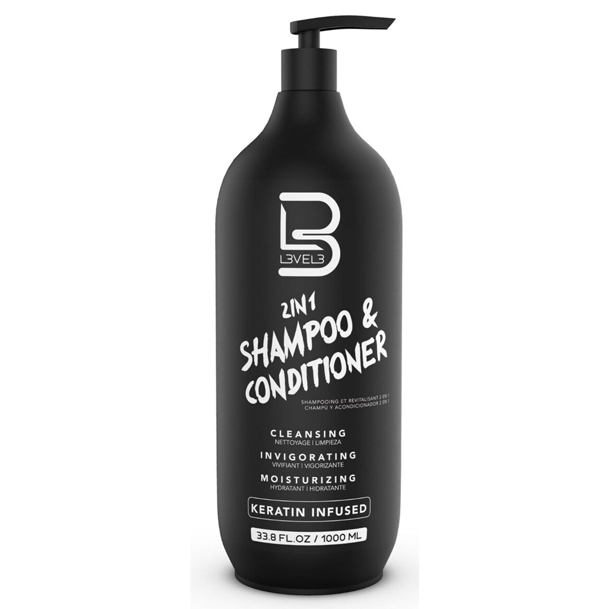L3VEL3 2 in 1 Shampoo & Conditioner - Sampon si balsam 2 in 1 - 1000 ml