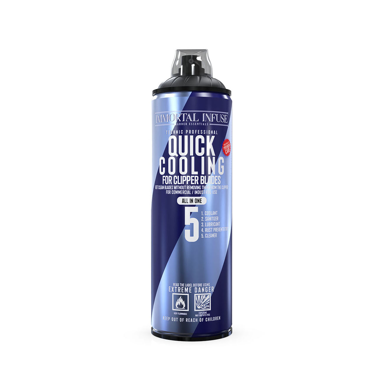 Immortal Infuse Quick Cooling 5 in 1 - spray racire masini de tuns 500 ml