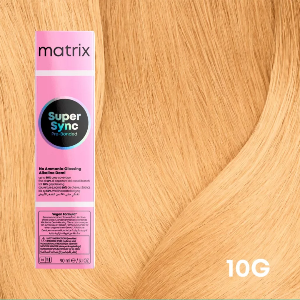 Vopsea de par fara amoniac 10.3 Matrix Professional Super Sync 90ml 10G