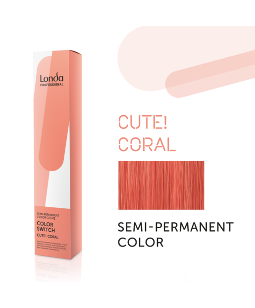 Vopsea semi-permanenta 80ml Londa Professional Color Switch cute coral