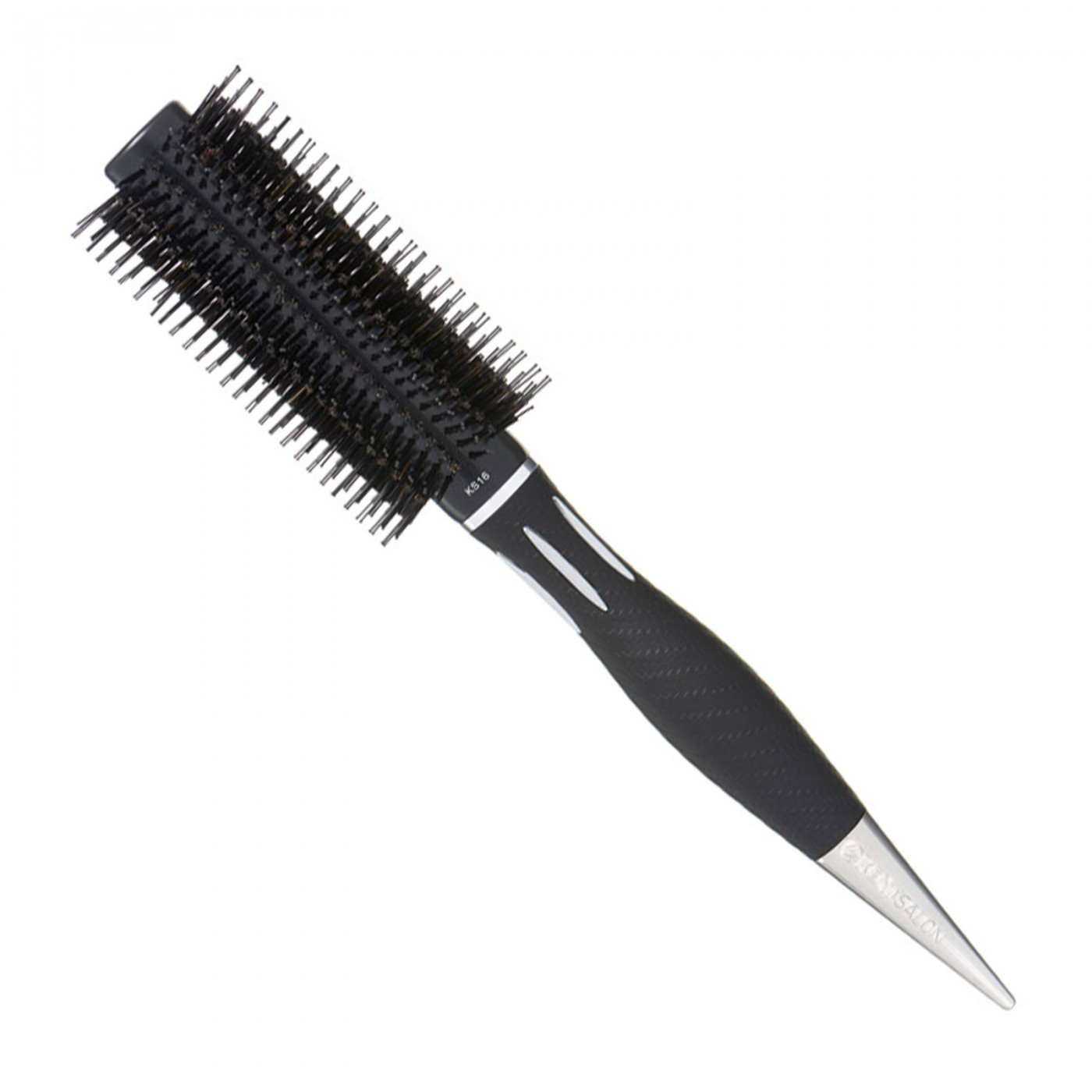 Perie rotunda din par de mistret si nylon 54mm Kent Salon KS16B