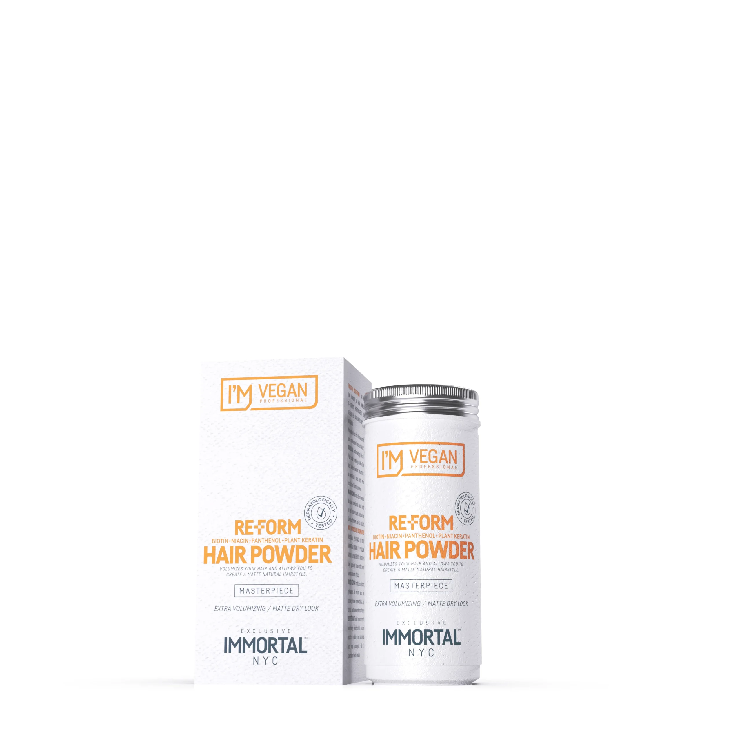 Immortal NYC Vegan Re-form Hair Powder - pudra volum efect mat 20gr