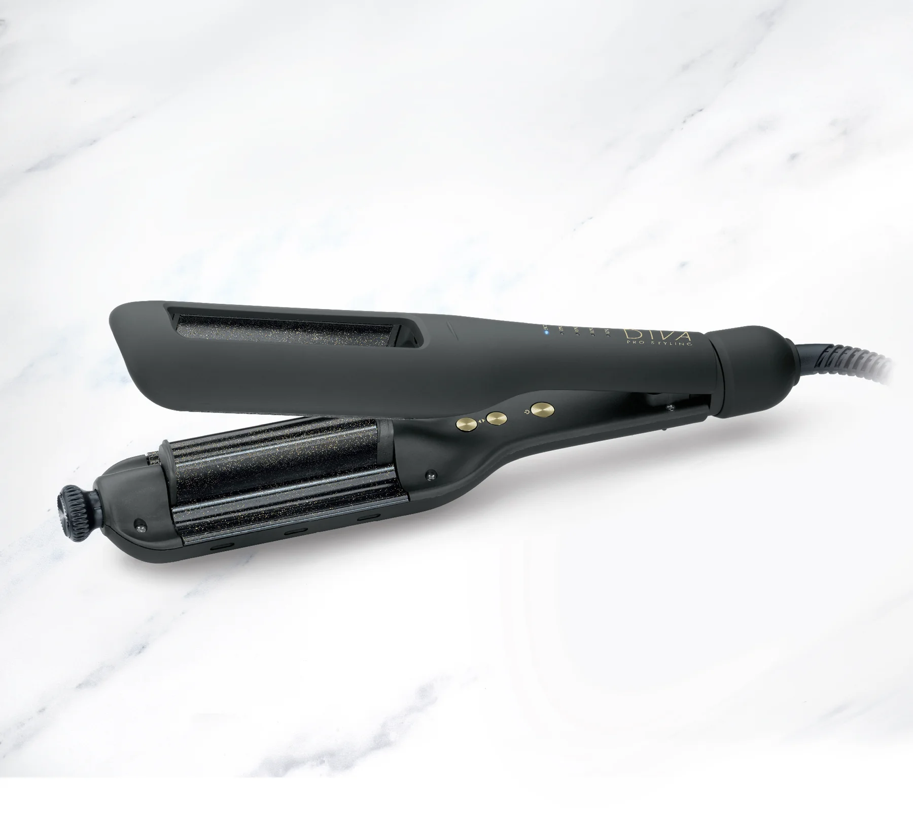 Diva Pro Styling Precious Metals Gold Dust Multi-Waver - ondulator valuri reglabil, 4 niveluri