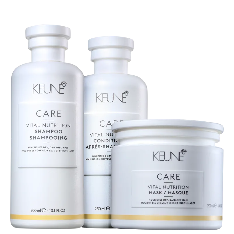 Set par uscat sau deteriorat Keune Care Vital Nutrition trio