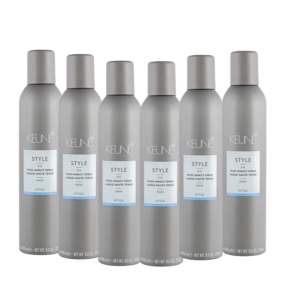 Pachet 6 Fixative Keune Style No 106 High Impact 300ml