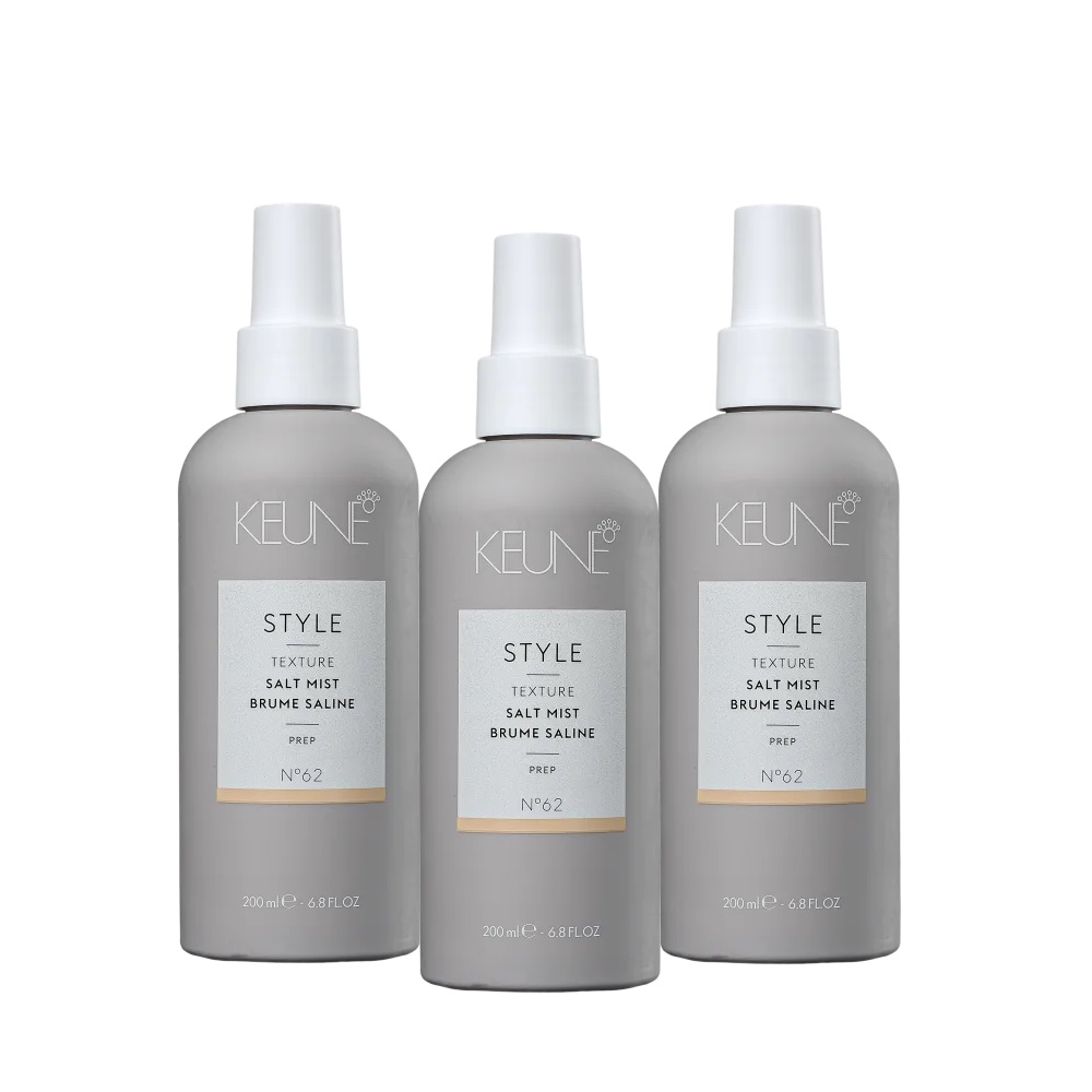 Pachet 3 x Spray pentru volum Keune Style No62 Salt Mist 200ml