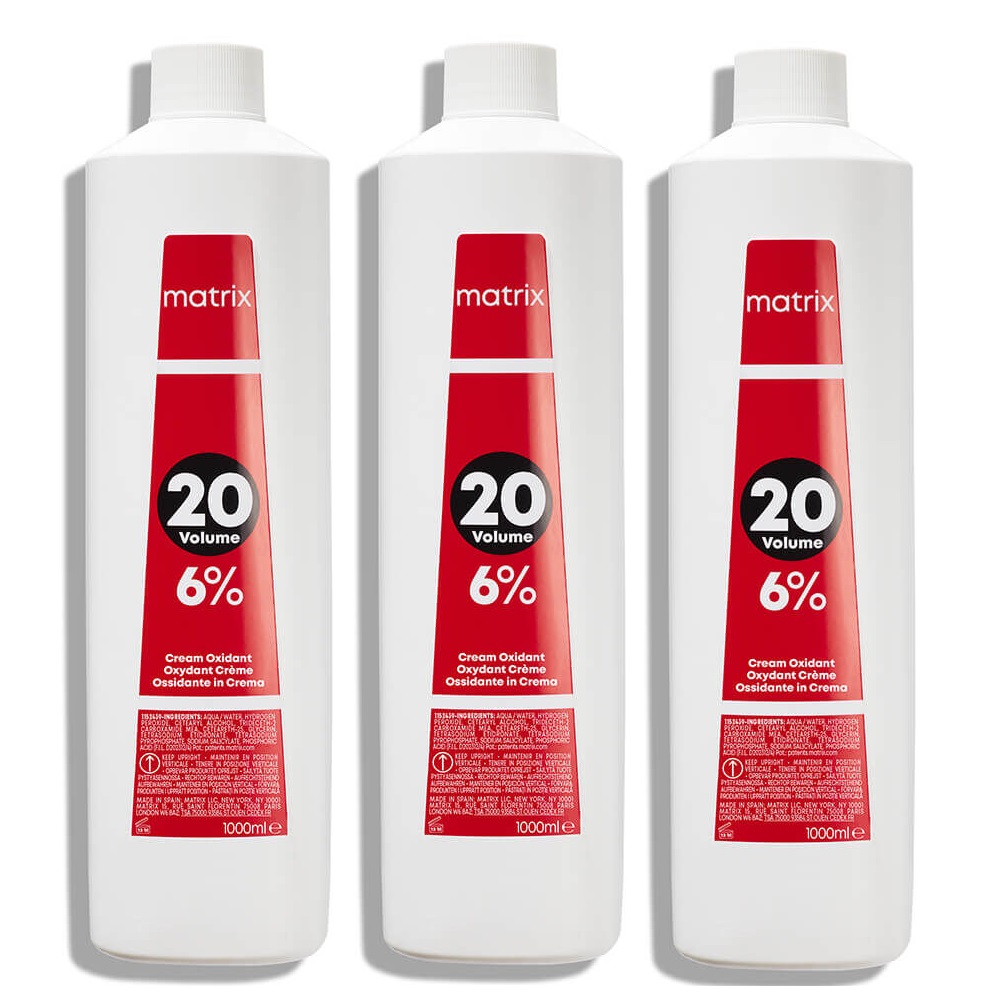 Oxidant 6% Matrix Professional Cream oxidant 20vol - Pachet 3x 1000ml