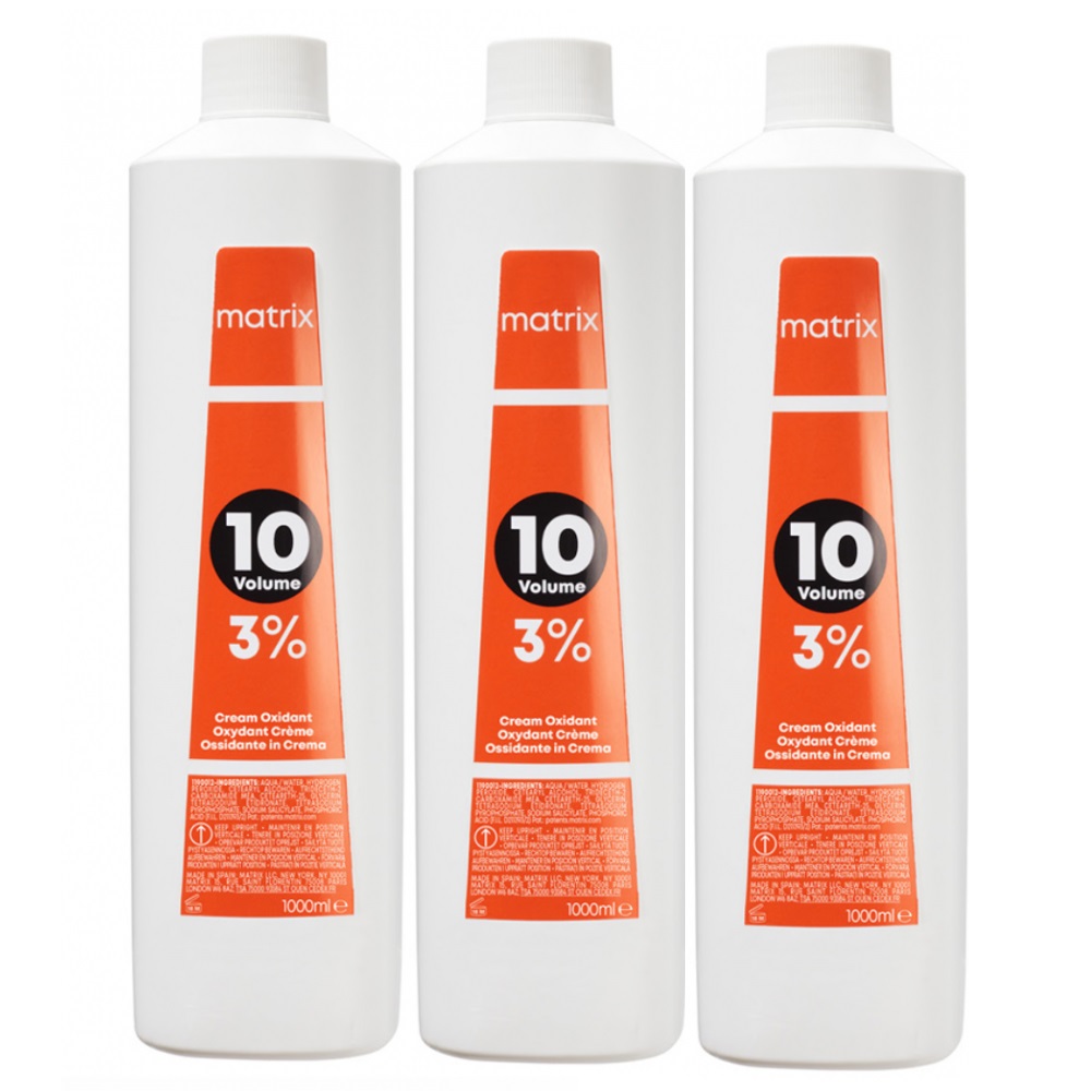 Oxidant 3% Matrix Professional Cream oxidant 10vol - Pachet 3x 1000ml