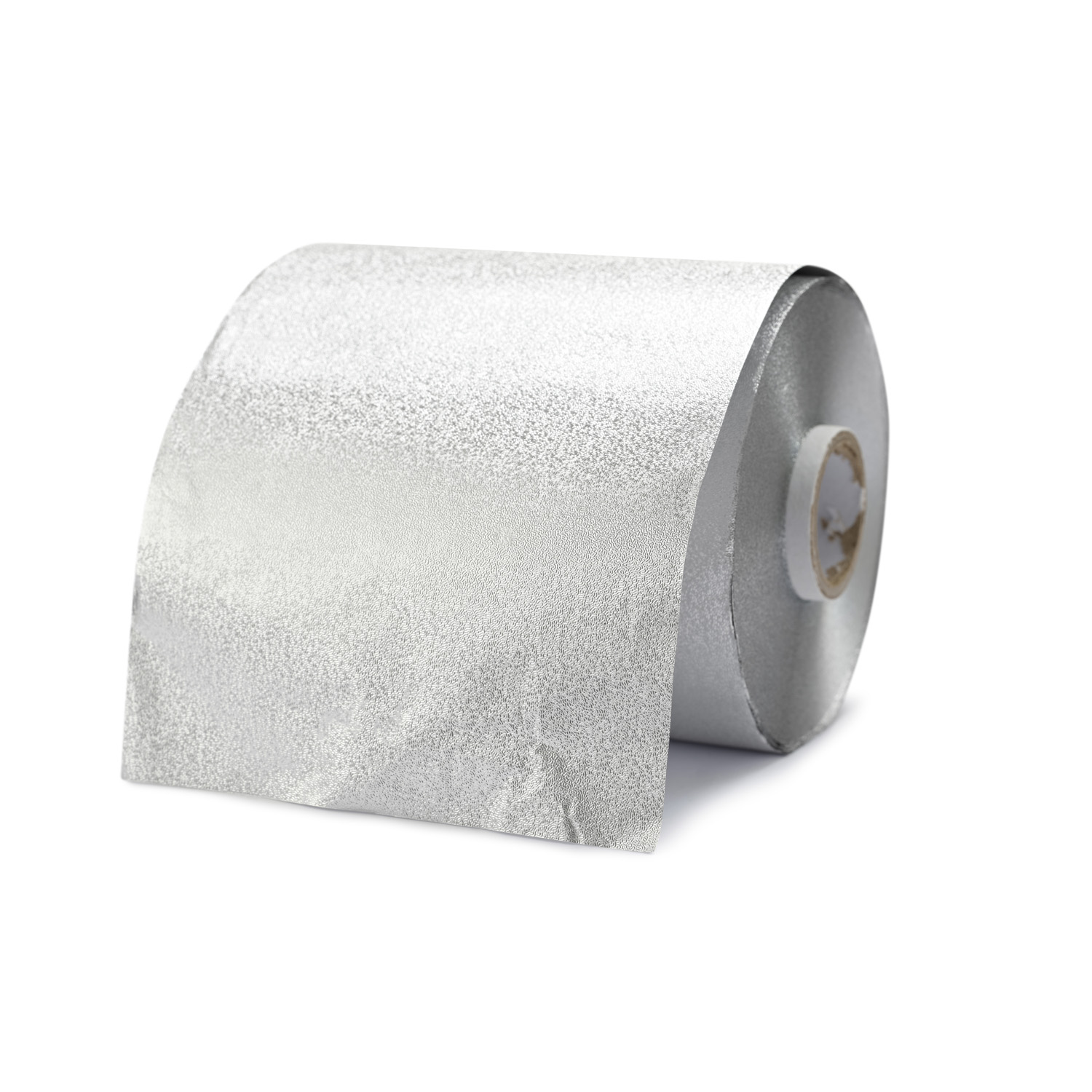Pachet 5 + 1 folie aluminiu embosata pentru vopsit argintie 100 metri