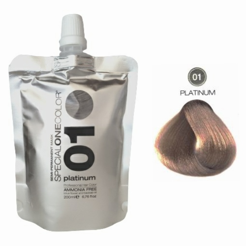 Masca de par nuantatoare fara amoniac Special One Color 01 Platinum 200ml