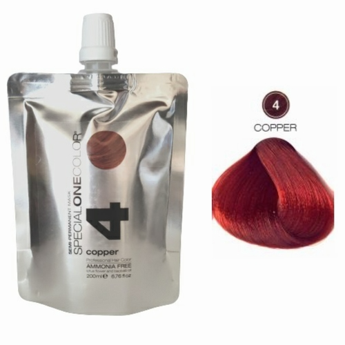 Masca de par nuantatoare fara amoniac Special One Color 4 Copper 200ml