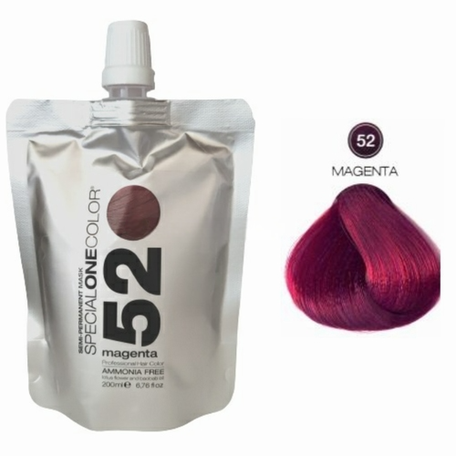 Masca de par nuantatoare fara amoniac Special One Color 52 Magenta 200ml