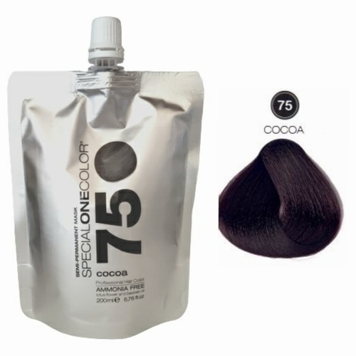 Masca de par nuantatoare fara amoniac Special One Color 75 Cocoa 200ml