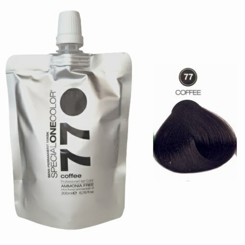 Masca de par nuantatoare fara amoniac Special One Color 77 Coffee 200ml