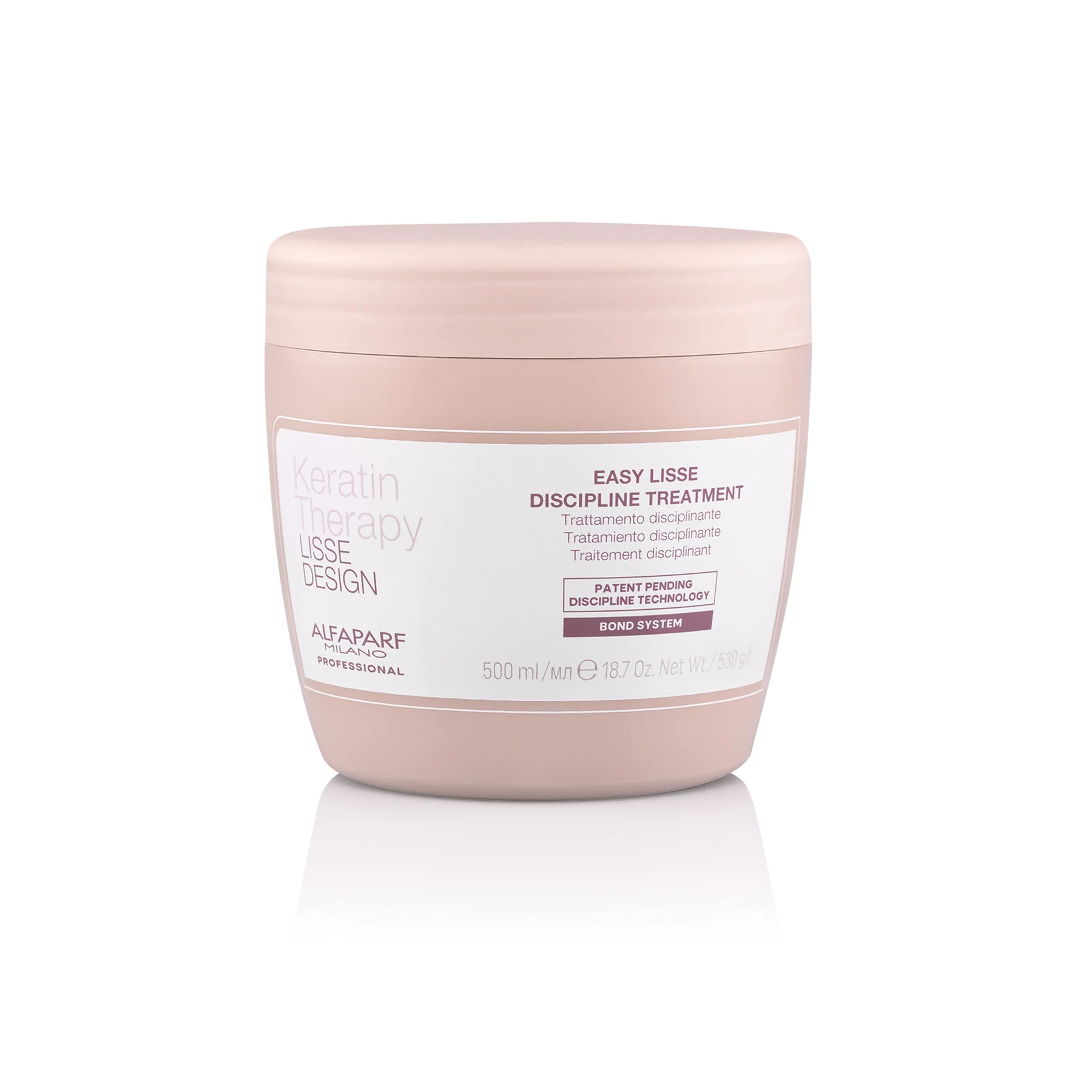 Alfaparf Milano Lisse Design Keratin Therapy – Easy Lisse Treatment – Tratament profesional de disciplinare cu keratina pentru netezire 500ml